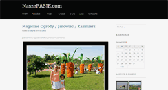 Desktop Screenshot of naszepasje.com
